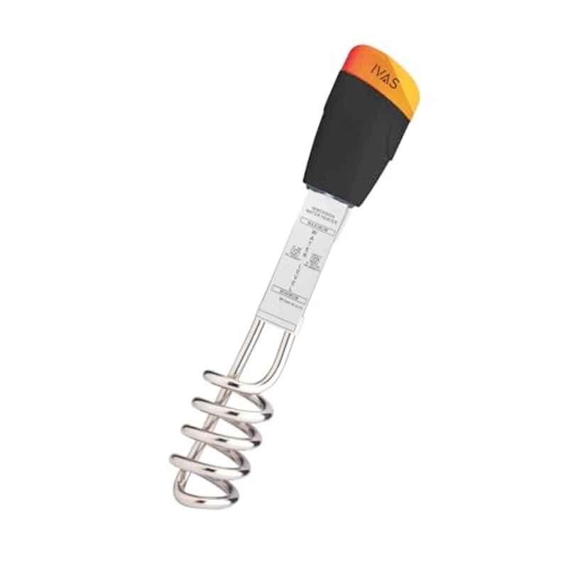 IVAS 1000W Black Nickel Coated Copper Element Immersion Heating Rod with Bucket Clip & Indicator Light & 2 Years Warranty, ROD100W
