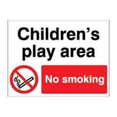 SUNSIGNS 200x150mm Vinyl Children's Play Area No Smoking Signage, SS0251VNLOTHPIXAE