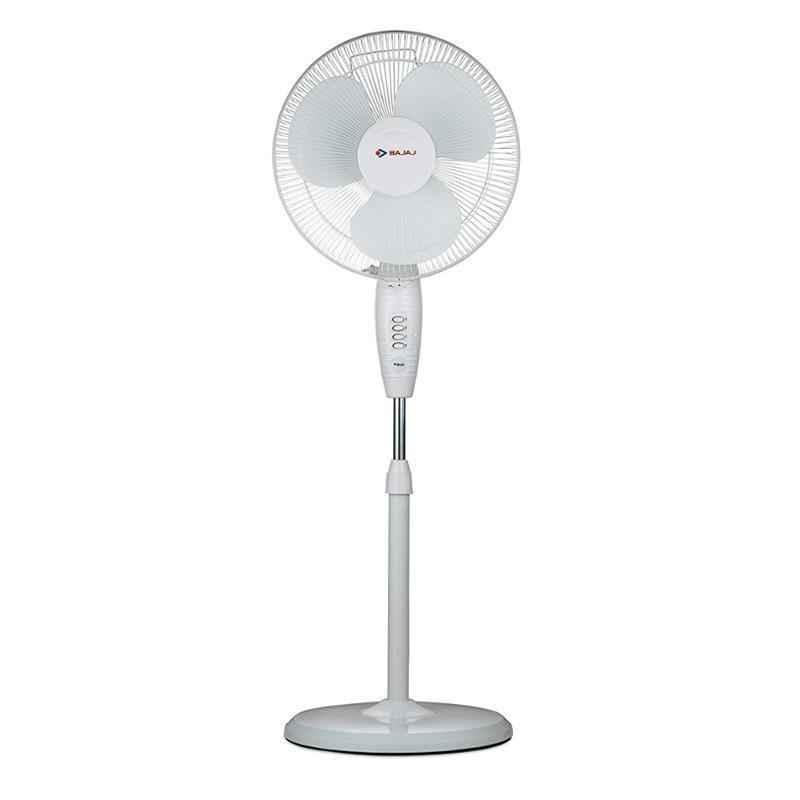 Bajaj Esteem 50W White Pedestal Fan, Sweep: 400 mm, 250525