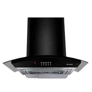 Faber Hood Ace PRO HC PB BK 60 1100CMH 60cm Auto Clean Curved Glass Kitchen Chimney