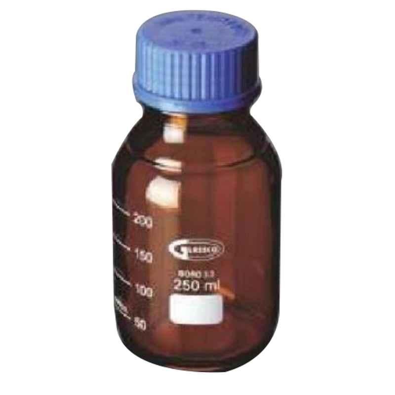 Glassco 5000ml Erlenmeyer Flask with Screw Cap, 075.202.10 (Pack of 5)