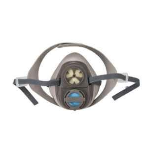 Udyogi Res-Protek 4200 TPE Grey Reusable Half Face Mask for Single Filters, Size: Medium