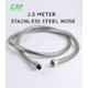 ZAP Brass Arrow 2 In 1 Wall Mixer with Crutch & Multi Flow Hand Shower with 1.5m Flexible Tube