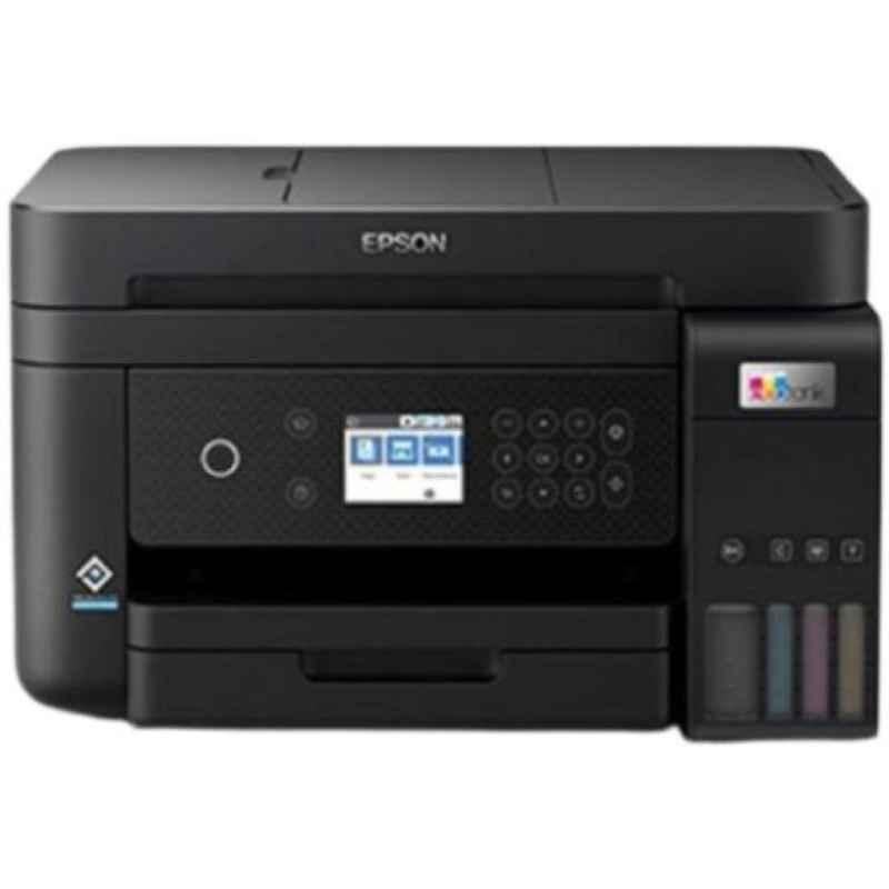 Epson Eco Tank L6270 Black Compact A4 Colour 4-in-1 with ADF Office Ink Tank Printer, C11CJ61407