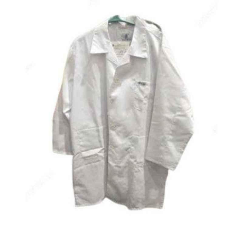 Empiral E106272805 Cotton & Polyester White Lab Coat, Size: 2XL