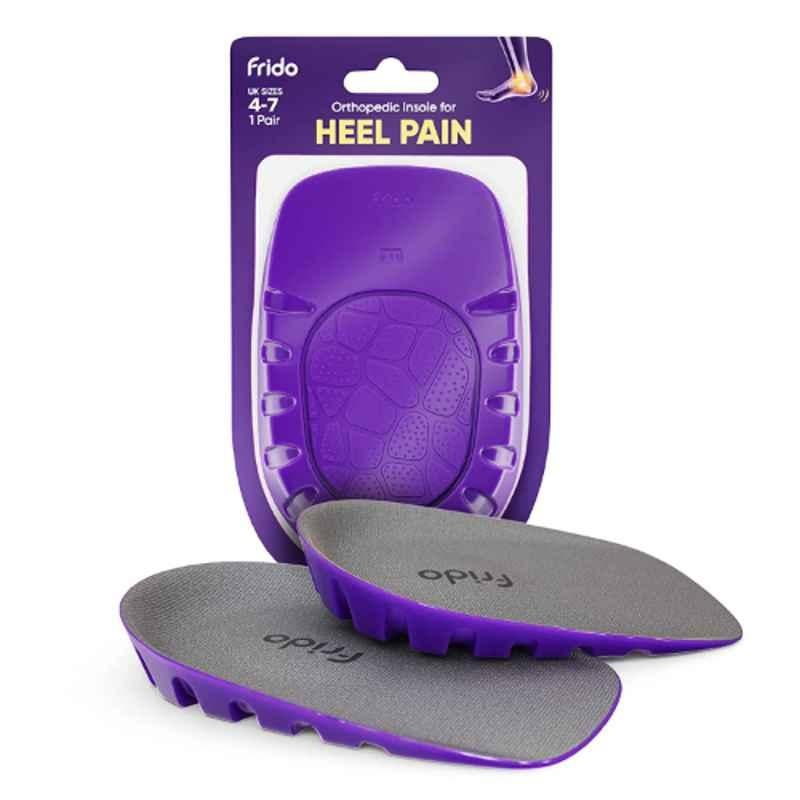 Frido FR-HC-S-1 Orthopedic Heel Pads for Pain Relief, Size 5