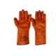 SSWW 10 inch Orange Rubber Acid Alkali Proof Hand Gloves, SS&W-HG-001