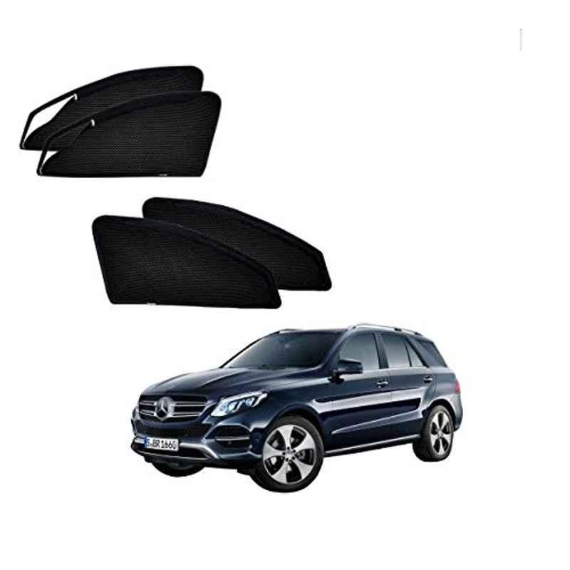 Kozdiko 4 Pcs Polyester Magnetic Zipper Car Sunshade Curtain Set for Mercedes Benz GLE-Class