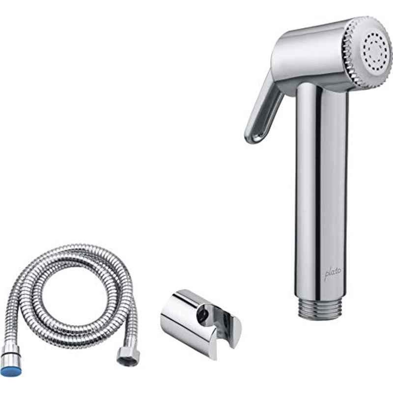 Plato 3 Pcs ABS Holder Spray Health Faucet Gun with 1m Stainless Steel Flexible Tube Set