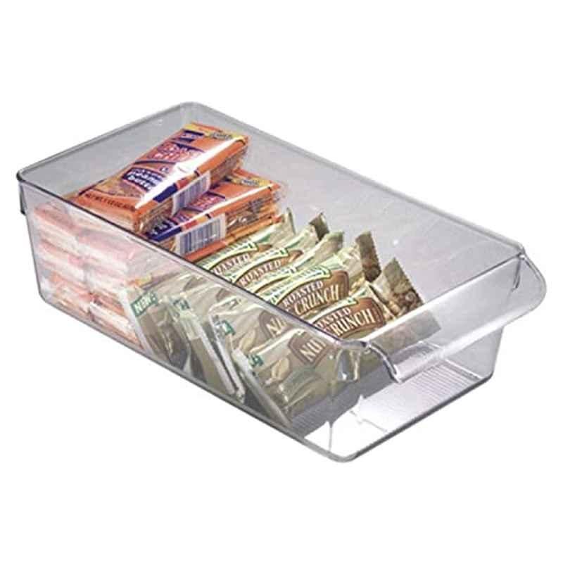 iDesign Linus Pullz 6 inch Plastic Clear Kitchen Storage, 111066