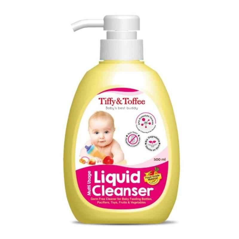 Tiffy & Toffee CLNSR-500ML-325 500ml Yellow Baby Liquid Cleanser
