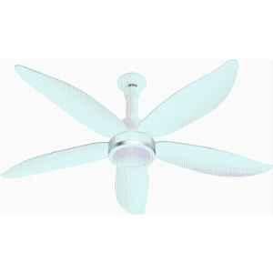 Activa Aero Five 28W 380rpm ABS White Pearl 5 Star BLDC Ceiling Fan with Remote, LED Light & 5 Years Warranty, Sweep: 1200 mm