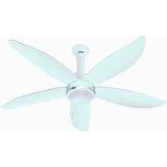 Activa Aero Five 28W 380rpm ABS White Pearl 5 Star BLDC Ceiling Fan with Remote, LED Light & 5 Years Warranty, Sweep: 1200 mm