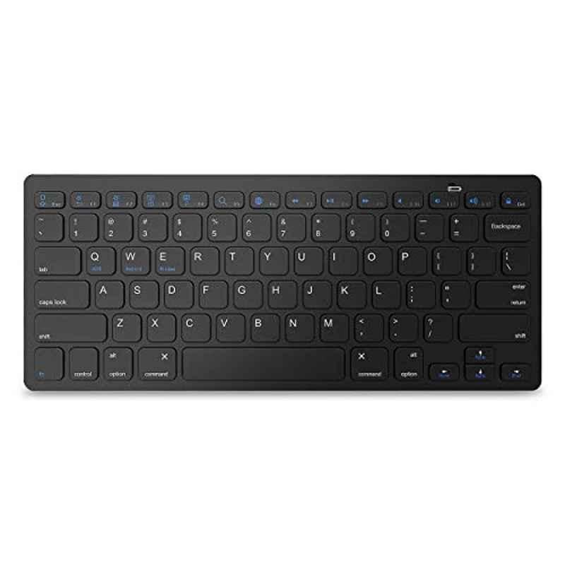 Rubik 3V Black Wireless Bluetooth Keyboard, RBK3001BK