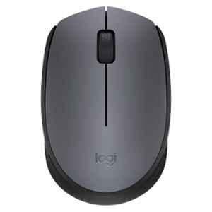 Logitech M171 Grey Ambidextrous Wireless Mouse with 2 Buttons