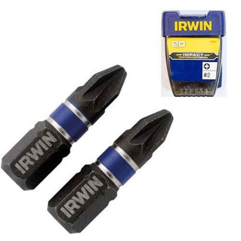 Irwin 20Pcs T20 Pro-Pak Impact Single-Ended Insert Bit Set, 1923331, Length: 25mm