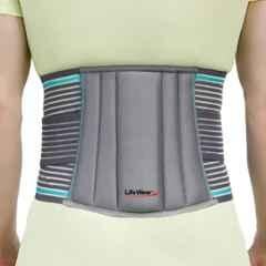 LifeWear Elastic & Foam Grey Lumbo Sacral Belt, LWA-21 Size: XXL