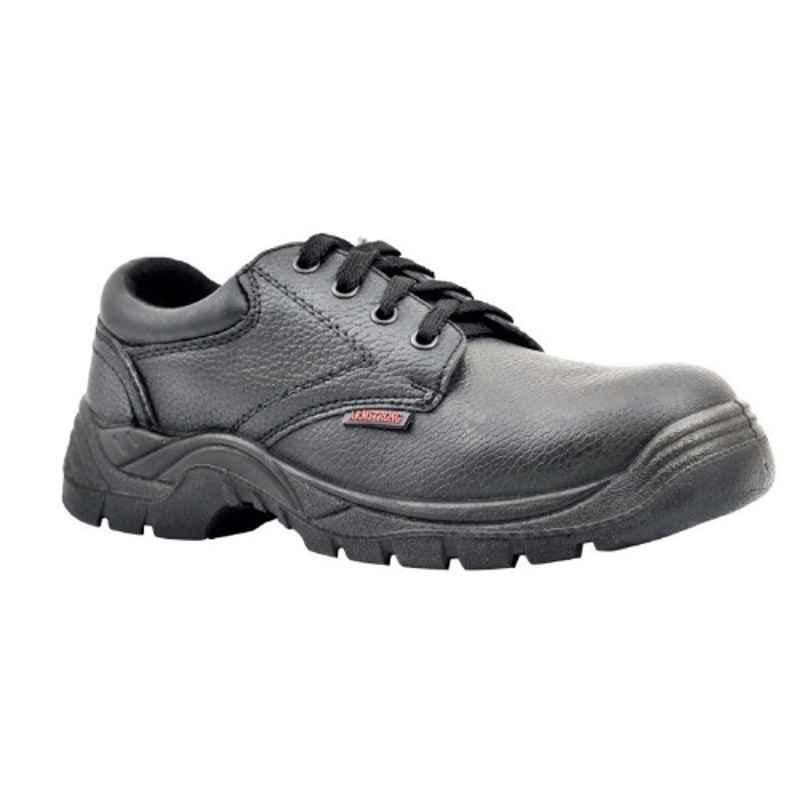 Armstrong AE Leather Black Safety Shoes, Size: 38