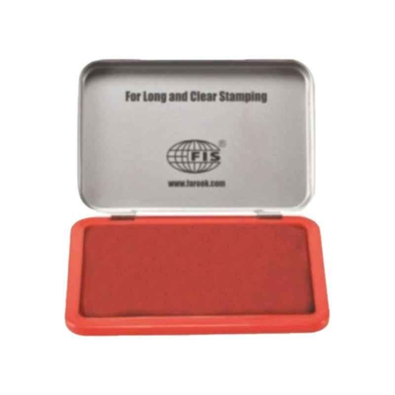 FIS 14x10 cm Stamp Pad, Red
