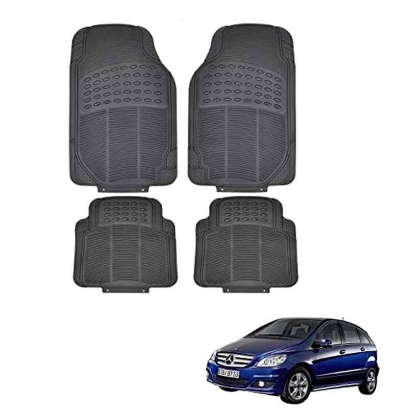 Kozdiko 4 Pcs Rubber Black Car Simple Floor Mat Set for Mercedes Benz B-Class Electric