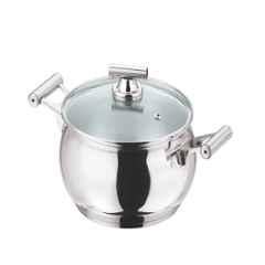 Vinod 20cm Induction Friendly Sicily with Lid, ITBSO20 (Pack of 5)