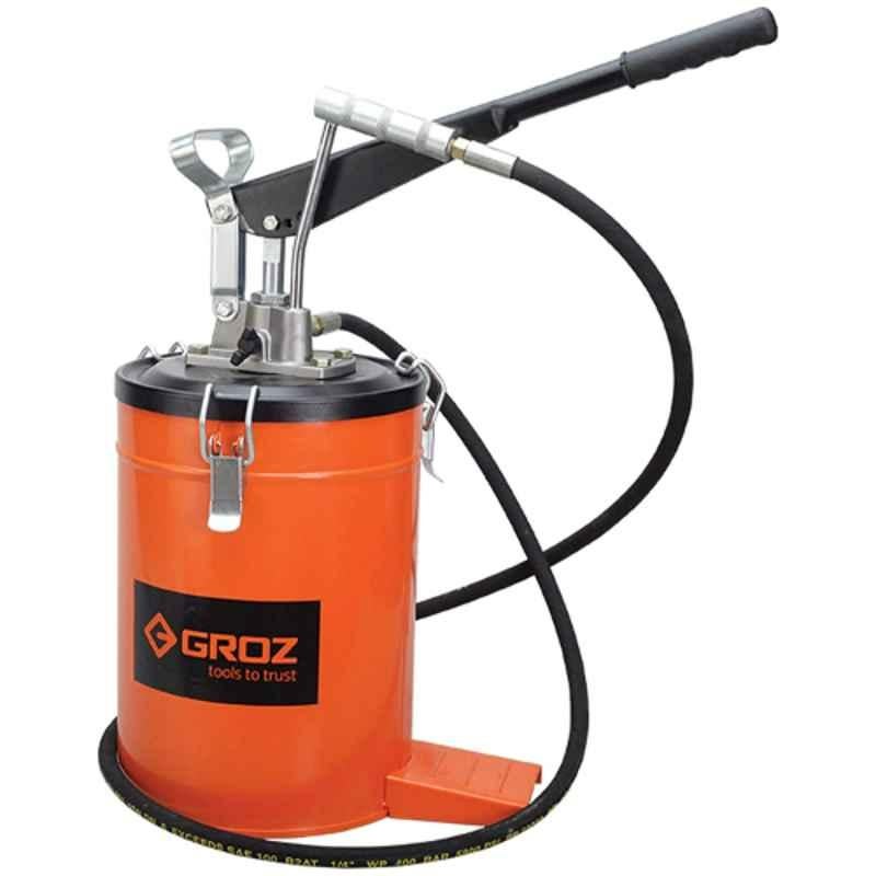 Groz 10Kg Bucket Grease Pump with Wheels, VGP/10