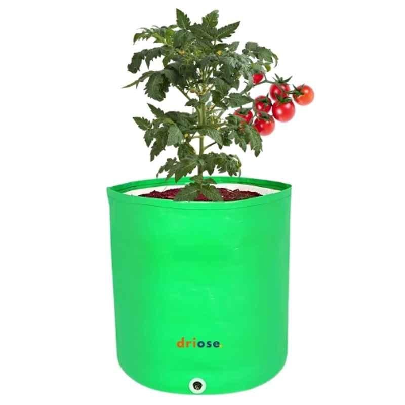 Driose 15x15 inch 350 GSM HDPE UV Protected Grow Bag for Terrace, Balcony, Rooftop & Home Vegetable Gardening (Pack of 10)