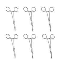 Forgesy 5.5 inch Stainless Steel Dental Kelly Hemostat Clamp, FORGESY226 (Pack of 6)