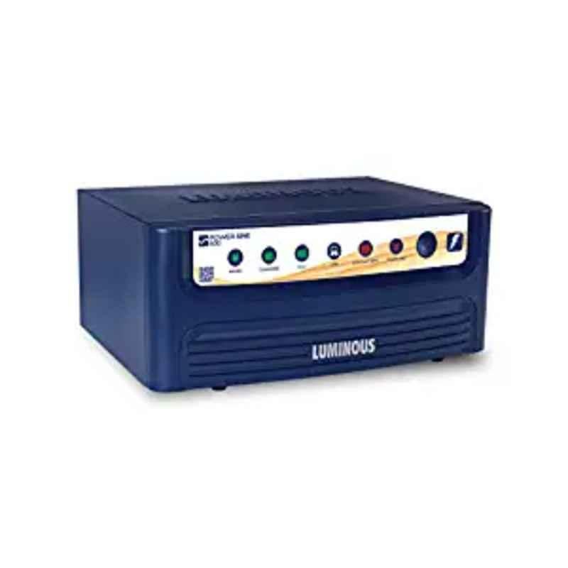 Luminous Power Sine 800 700VA/12V Blue Single Battery Pure Sine Wave Inverter for Home, Office & Shops, F04180006451