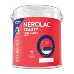 Nerolac Beauty Little Master Sheen 20 Litre White Interior Wall Emulsion Paint with FastDrying, Low VOC & Non Toxic