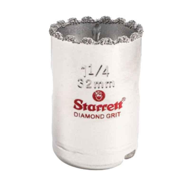 Starrett 32mm Silver Diamond Grit Hole Saw, KD0114-N
