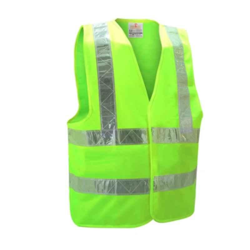 Empiral E108092801 Yellow Polyester High Visibility Fabric Safety Vest, Size: 4Xl