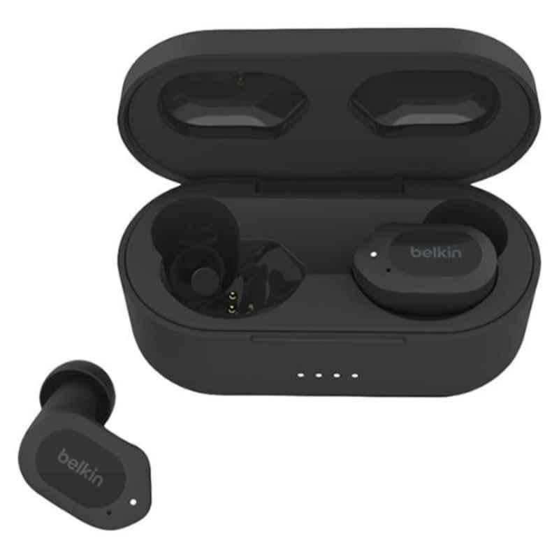 Belkin SoundForm Play 38hrs Black True Wireless Bluetooth Earbuds, BL-TWS-C005-BK