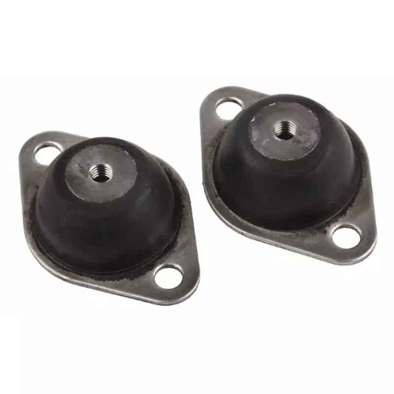 RS Pro Square M6 Anti Vibration Mount with 9kg Compression Load, 1712642 (Pack of 2)