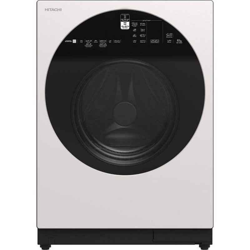 Hitachi 10kg White Front Loading Washing Machine, BD100XGV3CGXMAG