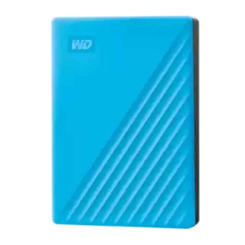 WD My Passport 5TB Blue Portable External Hard Drive, WDBPKJ0050BBL-WESN