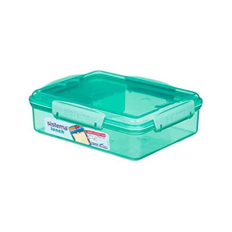 Sistema 975ml Green Snack Attack Duo Box, 41482
