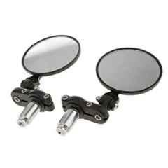 Generic Universal 7/8 inch Handle Bar End Motorcycle Aluminum Rear View Side Mirrors