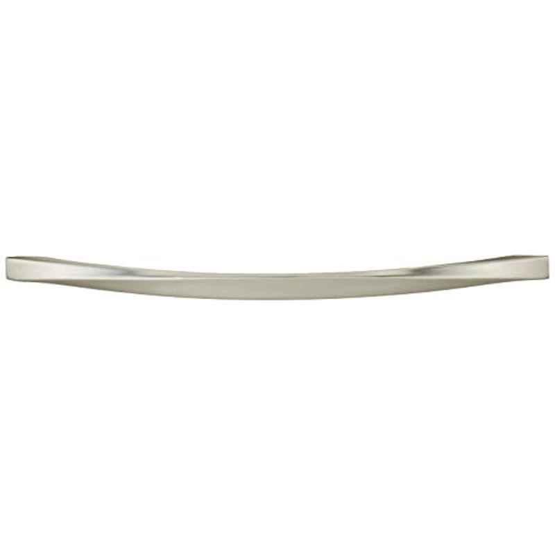 Aquieen 256mm Malleable Silver Matte Wardrobe Cabinet Pull Handle, KL-708-256 (Pack of 2)