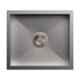 Carysil Quadro Single Bowl Stainless Steel Matt Finish Kitchen Sink, Size: 18x16x8 inch