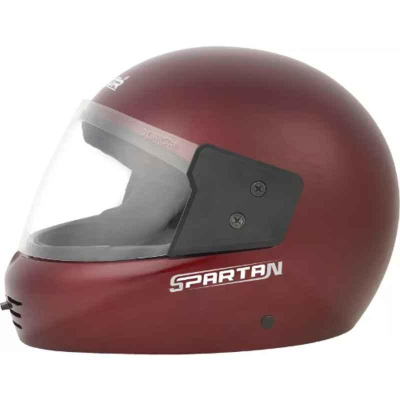 Xinor Spartan Medium Wine Red Full Face Motorbike Helmet