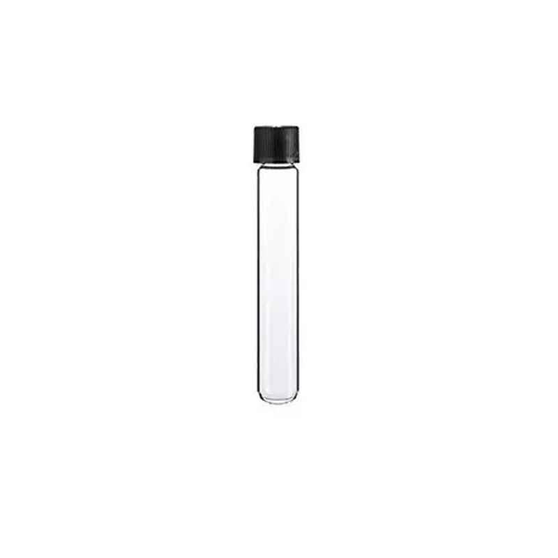 Rasayan 20ml Flat Bottom Culture Tube with Screw Cap & Rubber Liner, 33804 (Pack of 2)