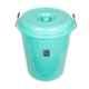 KKR 30L Plastic Green Round Heavy Duty Bucket with Lid