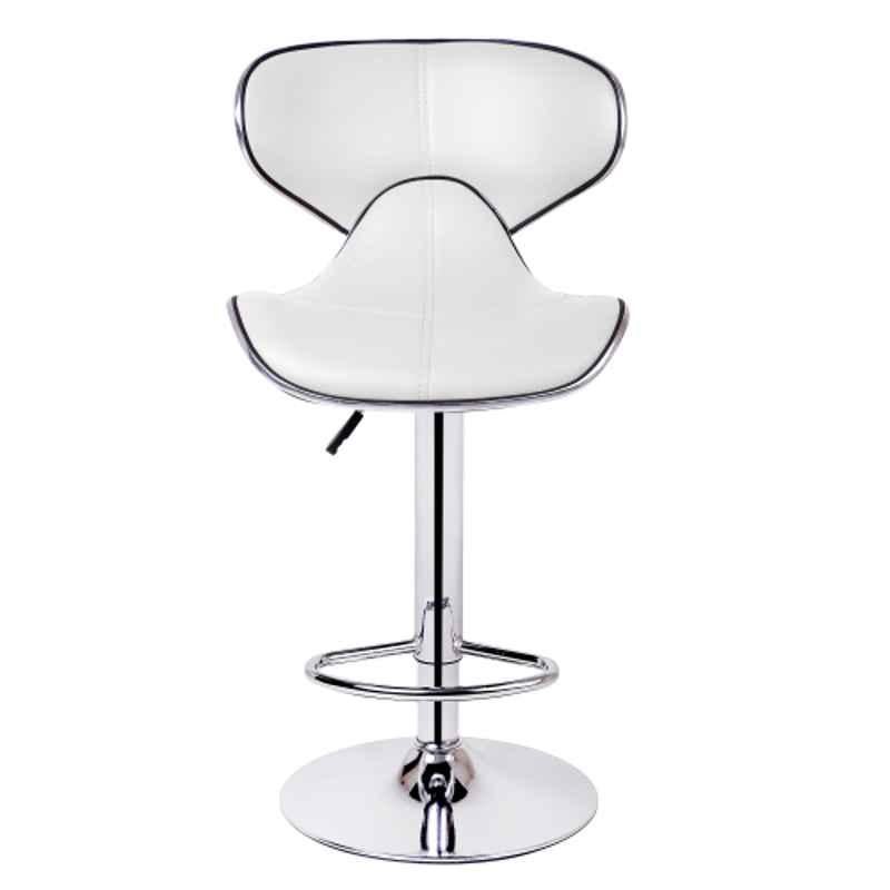 Da Urban Horse White Height Adjustable & Revolving Bar Stool Chair