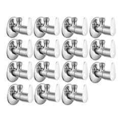 Fastgear Fusion Stainless Steel Silver Chrome Finish Angle Valve, FG095 (Pack of 15)