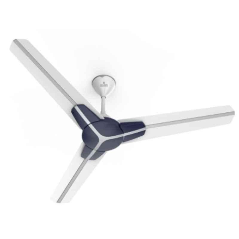 Polycab Euphoria Ep01 75W 400rpm White Mid Night Blue Premium Ceiling Fan, FCEPRST250M, Sweep: 1200 mm