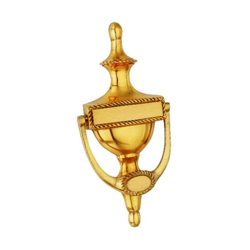 Smart Shophar 8 inch Brass Gold Georgion Door Knocker, SHA10DK-GEOR-GL08-P1
