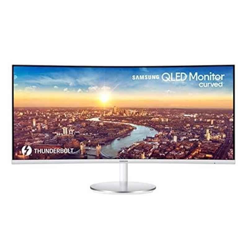 Samsung 34 inch Curved Monitor with Ultrawide QLED & Thunderbolt 3 Port, LC34J791WTWXXL