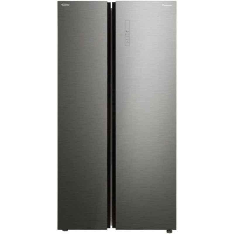 Panasonic 510L Gray Side by Side Door Refrigerator, NR-BS704GKAE