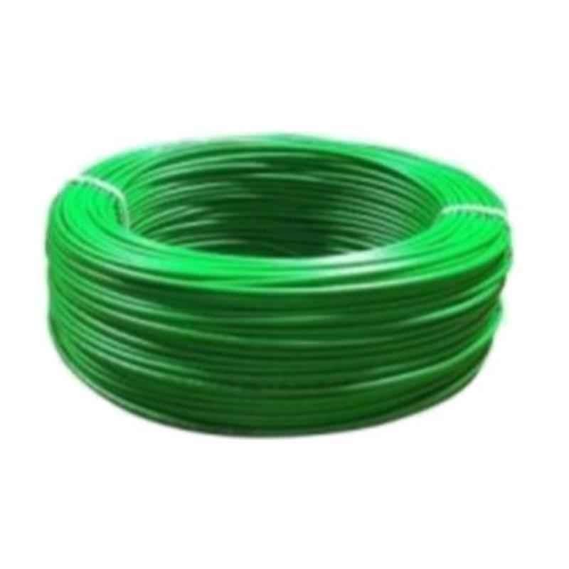 Foliflex Safety 1.5 Sqmm Green 2 Core FR PVC Round Sheathed Flexible Industrial Cable, Length: 90 m